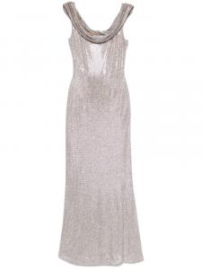 Giuseppe Di Morabito вечернее платье с кристаллами, нейтральный