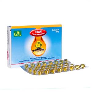 Биологически активная добавка, GAL Рыбий жир с маслом вечерней примулы, Добавка , 60 гибких капсул по 500 мг Inna Marka