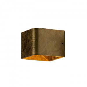KOSILUM Настенный светильник Quadra, золотистый, 10 см