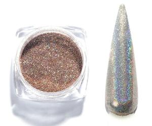Медная голографическая пыль для ногтей – HOLO Effect 03, Raisin