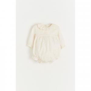 Блузка Николь для детей Babycottons, кремовый