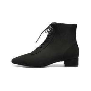 GOLDLION Ботильоны женские 3,5 см, черные