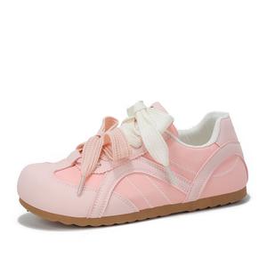 Устойчивые к истиранию легкие повседневные низкие туфли для женщин FUERSEN, Pink