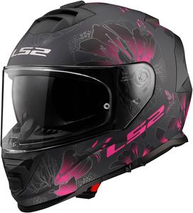 Шлем LS2 Full Face Assault Helmet, Burst Matte Black/Purple