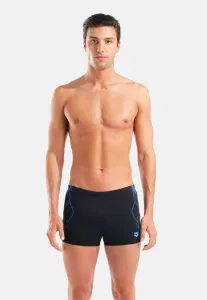Короткие плавки с графическим рисунком Arena, Black-Turquoise