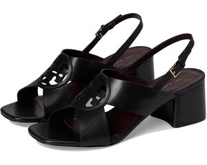 Туфли Tory Burch Miller Mid Heel Sandals 55mm, цвет Perfect Black