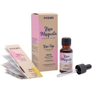 Fleur De Mayo, чистое масло шиповника холодного отжима, натуральный увлажняющий крем для борьбы со старением, лечения прыщей, растяжек, шрамов, ожогов., Flor De Mayo