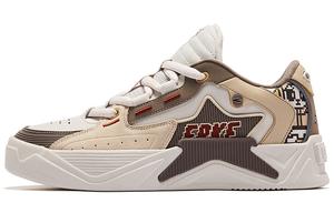 Антискользящие амортизирующие износостойкие низкие скейтерские кроссовки мужские бежево-серые Erke, Wild Gray/Brownstone