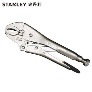 Stanley 10-дюймовые мощные плоскогубцы с изогнутыми зубьями, мощные плоскогубцы с фиксированным зажимом, мощные плоскогубцы 84-369-23