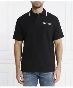 Футболка поло Regular fit Just Cavalli, черный