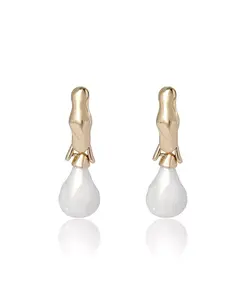 Серьга-Кольцо Bcbg, gold/white