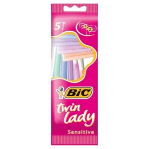 Бритва, 5 шт. Bic, Twin Lady