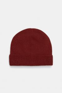 Шапка из смесовой шерсти Sisley, бордовый