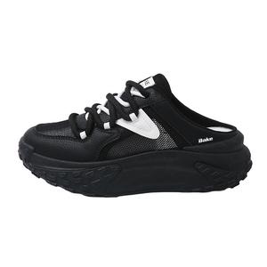 BAKE Женские противоскользящие устойчивые к истиранию закрытые тапочки черные, цвет Black