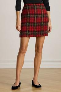 Юбка с шерстью Lauren Ralph Lauren, красный