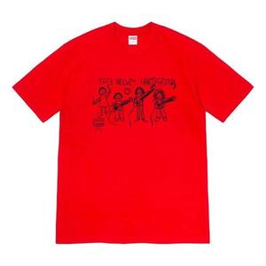Футболка fw19 week 4 x the velvet underground drawing tee Supreme, красный