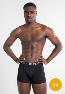 Трусы REPLAY BOXER STYLE 01/C BASIC CUFF LOGO 2PCS BOX Replay, черный
