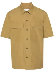 Рубашка с короткими рукавами JIL SANDER, зеленый