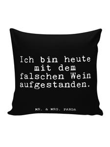 Подушка Mr. & Mrs. Panda, черный