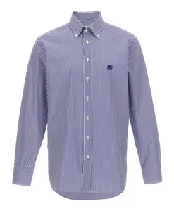 Полосатая рубашка Pegaso Etro, синий