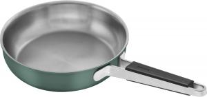 Сковорода Zwilling из чистой нержавеющей стали, 24,1 см, зеленая