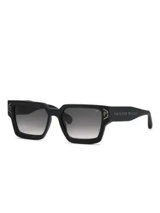 Солнцезащитные очки в прямоугольной оправе Philipp Plein Eyewear, черный