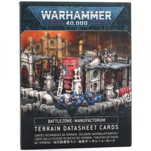 Миниатюра Games Workshop Warhammer 40K: Battlezone Manufactorum - Terrain Datasheet Cards