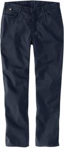 Carhartt женские огнестойкие брюки Rugged Flex Relaxed Fit Canvas, Navy