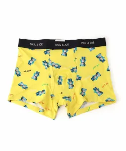 (M)PAUL & JOE // Боксерские шорты Paul & Joe с принтом синего медведя