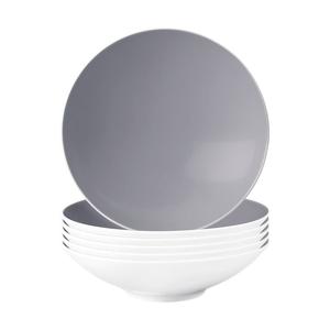 Тарелка для супа Suppenteller Life Fashion ø 20 см, набор из 6 шт. Seltmann Weiden, Elegant Grey