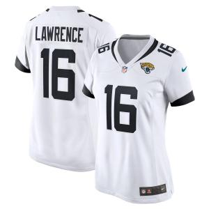 Женское джерси Nike Trevor Lawrence White Jacksonville Jaguars драфта НФЛ 2021 года, выбранное в первом раунде Nike