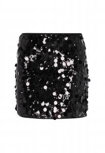 MyMo at night Юбка в крапинку черного цвета