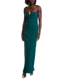 Лив Фостер Макси-платье на бретелях Liv Foster, черный