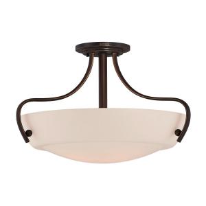 Потолочный светильник Elstead Lighting, 45,7x30,5 см, цвет темно-коричневый/бронзовый