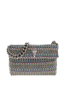 Маленькая сумка через плечо Crystal Party Kurt Geiger London, черный