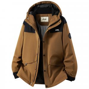 Пуховик для активного отдыха Unisex Jeep, coffee коричневый[women's suggestion: size small]