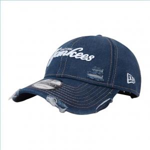 New Era Хлопковая бейсболка Unisex Navy Blue