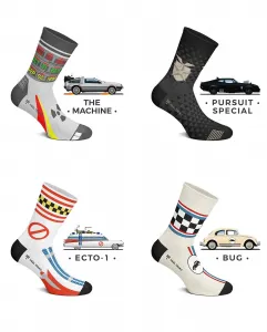 Набор мужских коротких разноцветных носков Hollywood Wheels Heel Tread