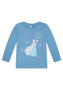 Лонгслив Disney Frozen Langarmshirt Frozen Die Eiskönigin Elsa, синий