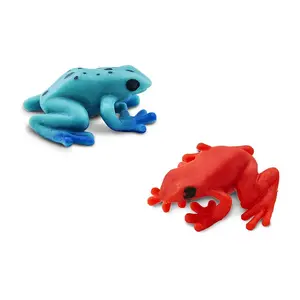 Детская фигурка Safari Ltd Poison Dart Frogs Good Luck Minis, мультиколор