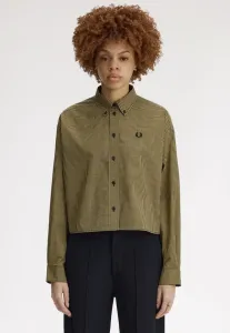 Рубашка в клетку, блузка на пуговицах Fred Perry, Black