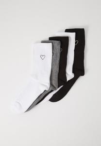 Носки Anna Field 5 PACK, White/Grey Melange/Black/White