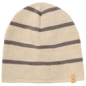 Детская полосатая шерстяная вязаная шапка Huttelihut, коричневый