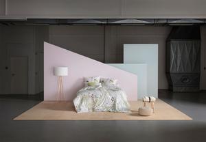 Двустороннее Постельное белье луговой сатин Estella, зеленый