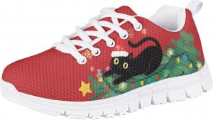 Модные детские кроссовки для девочек, повседневная обувь для отпуска Fonplted, черный