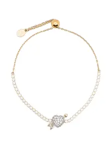 Браслет Idyllia Swarovski, золотой