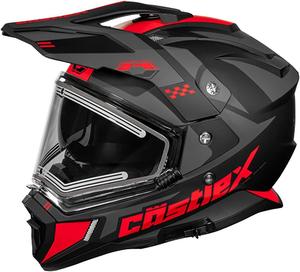 Шлем матовый Castle X CX200, красный