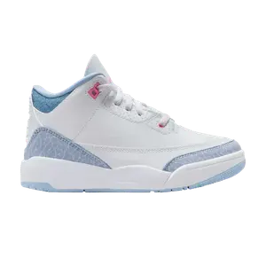 Кроссовки Air Jordan Air Jordan 3 Retro PS 'White Cobalt Bliss', белый
