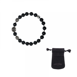 Chrome Hearts Браслет Obsidian Unisex Black