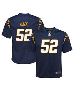 Джерси Big Boys Khalil Mack Navy Los Angeles Chargers Nike, темно-синий